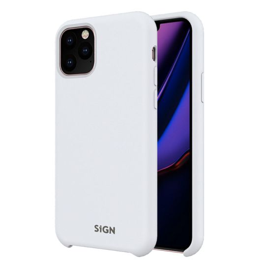 SiGN Liquid Silicone Case for iPhone 11 Pro - Hvit