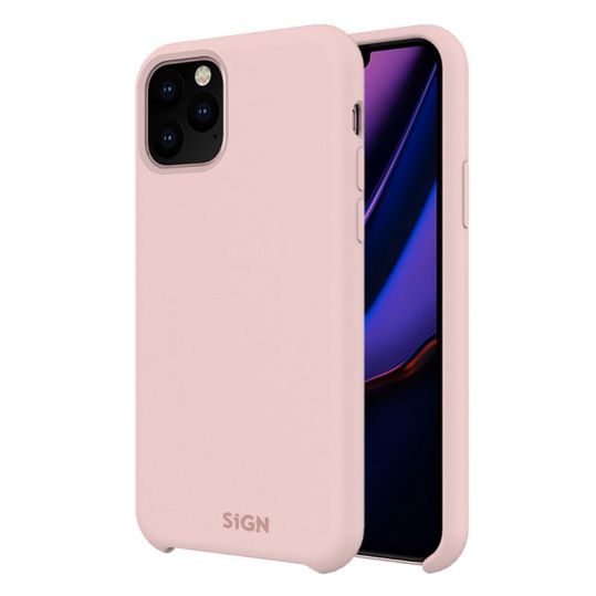 SiGN Liquid Silicone Case for iPhone 11 - Rosa