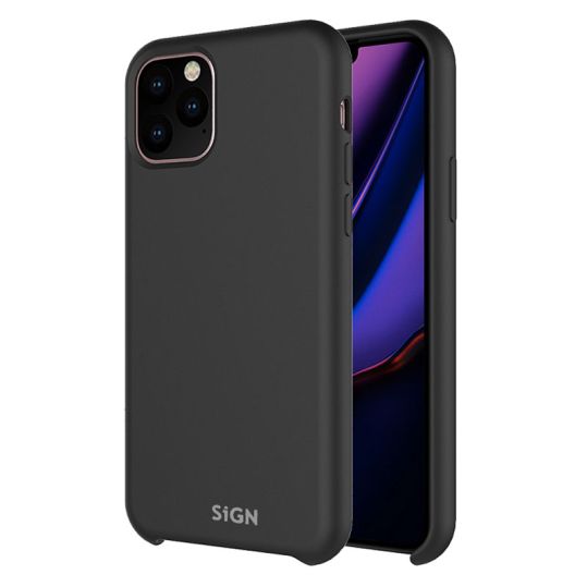 SiGN Liquid Silicone Case for iPhone 11 - Svart