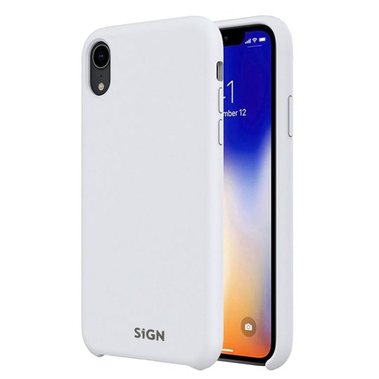 SiGN Liquid Silicone Case for iPhone XS Max - Hvit