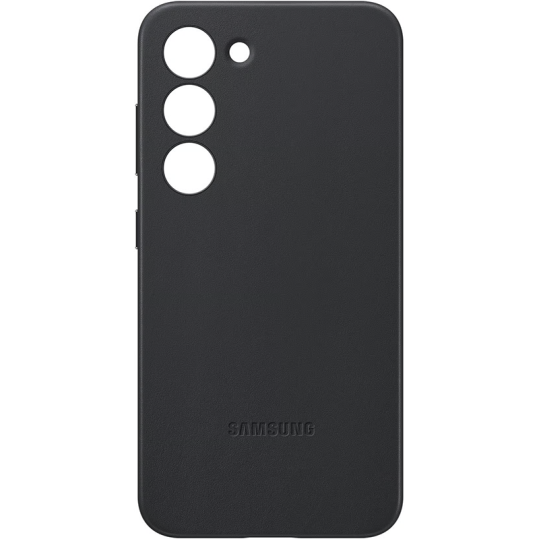 Samsung Leather Case til Galaxy S23 Svart