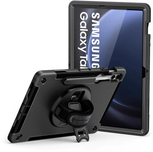 ARMOR-X Vanntett Deksel til Samsung Galaxy Tab S9 FE+ - Svart